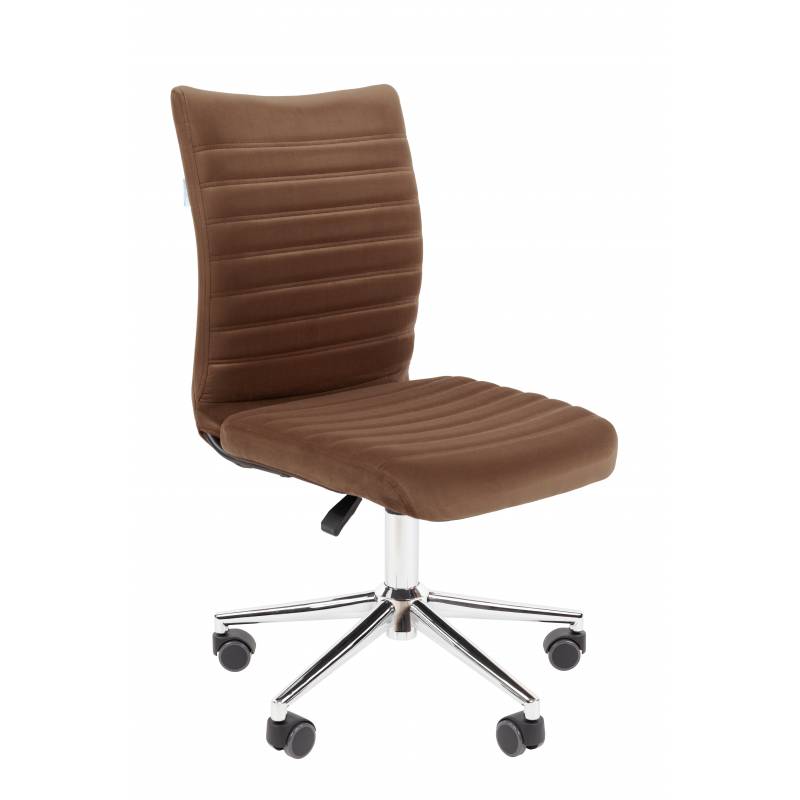 Офисное кресло Chairman 033 Россия ткань велюр T-14 коричневый главное фото