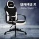 Игровое кресло  "Alpha GM-018", ткань/экокожа, черное/белое, 532640, GM-018_532640. Фото товара с разных ракурсов.