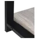 Стол на металлокаркасе BRABIX LOFT CD-006, 1200х500х730 мм, 2 полки, цвет дуб антик, 641225. Фото товара с разных ракурсов.