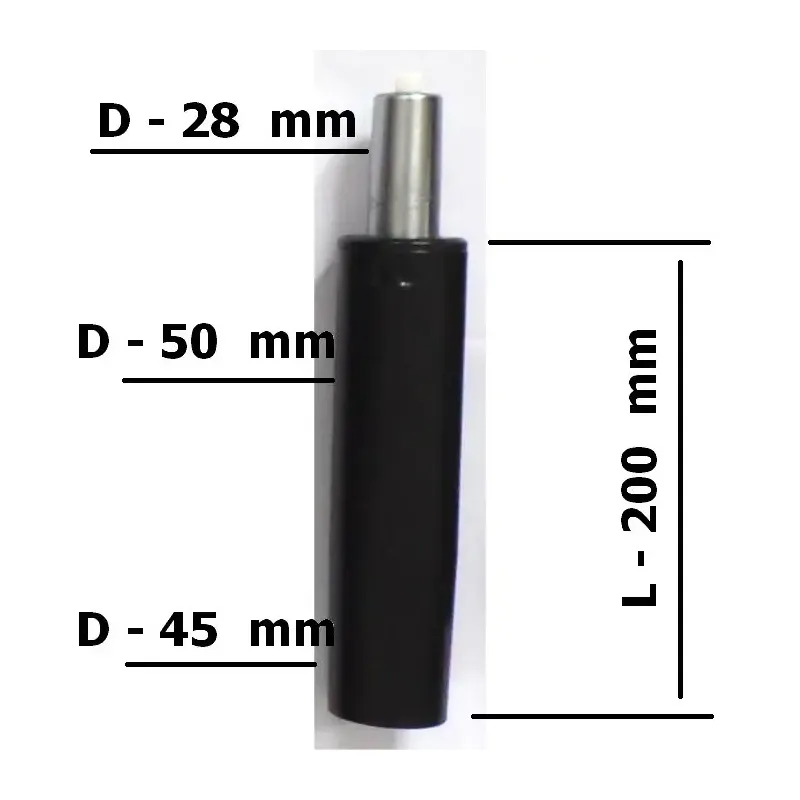 Короткий газлифт черный главное фото