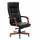 Кресло руководителя Бюрократ T-9927WALNUT/BLACK черный кожа крестовина дерево