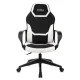 Игровое кресло  "Alpha GM-018", ткань/экокожа, черное/белое, 532640, GM-018_532640. Фото товара с разных ракурсов.